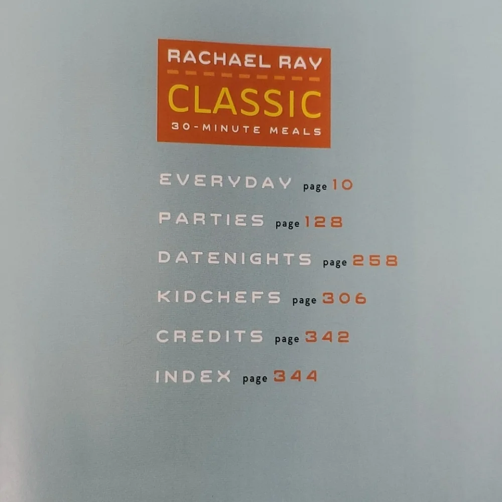 Rachael Ray's Yum-O 30 Minute Meals Cookbook